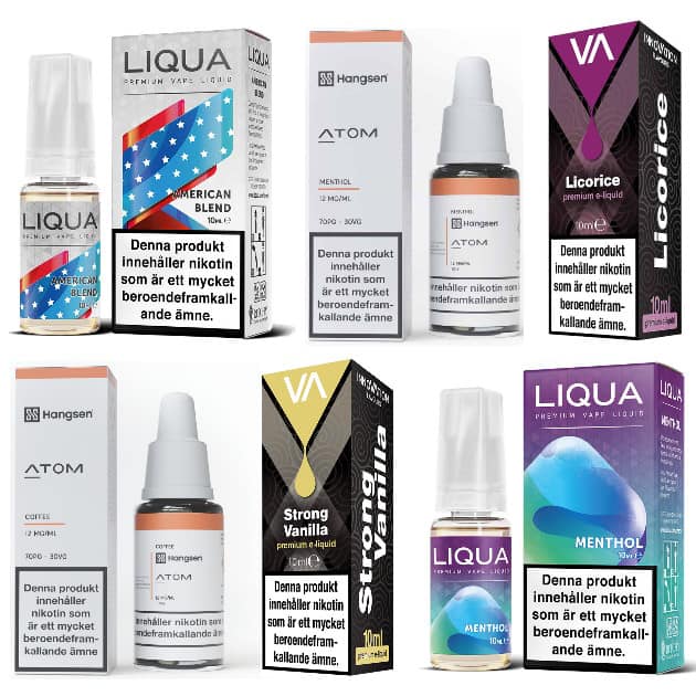 E-liquid with nicotine (10ml)