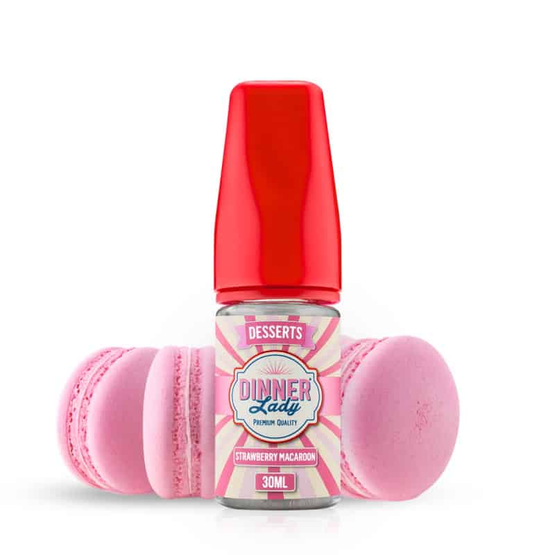 Strawberry Macaroon Dinner Lady Desserts Concentrate 30ml