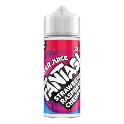 Strawberry Raspberry Cherry Ice by Fantasi Bar Juice (100ml Zero Nicotine Shortfill)
