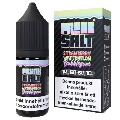 Strawberry Watermelon Bubblegum by Frunk Salts 14mg (10ml)