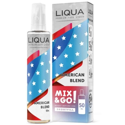 American Blend by Liqua Mix&GO (50ml Zero Nicotine Shortfill)