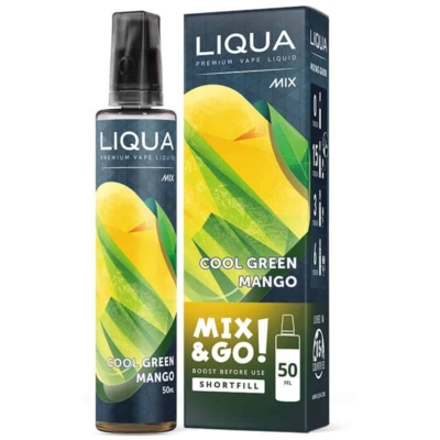 Cool Green Mango by Liqua Mix&GO (50ml Zero Nicotine Shortfill)