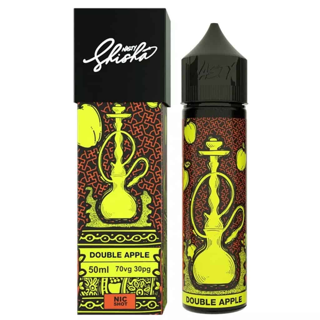Double Apple Shisha Nasty Juice Shortfill 50ml