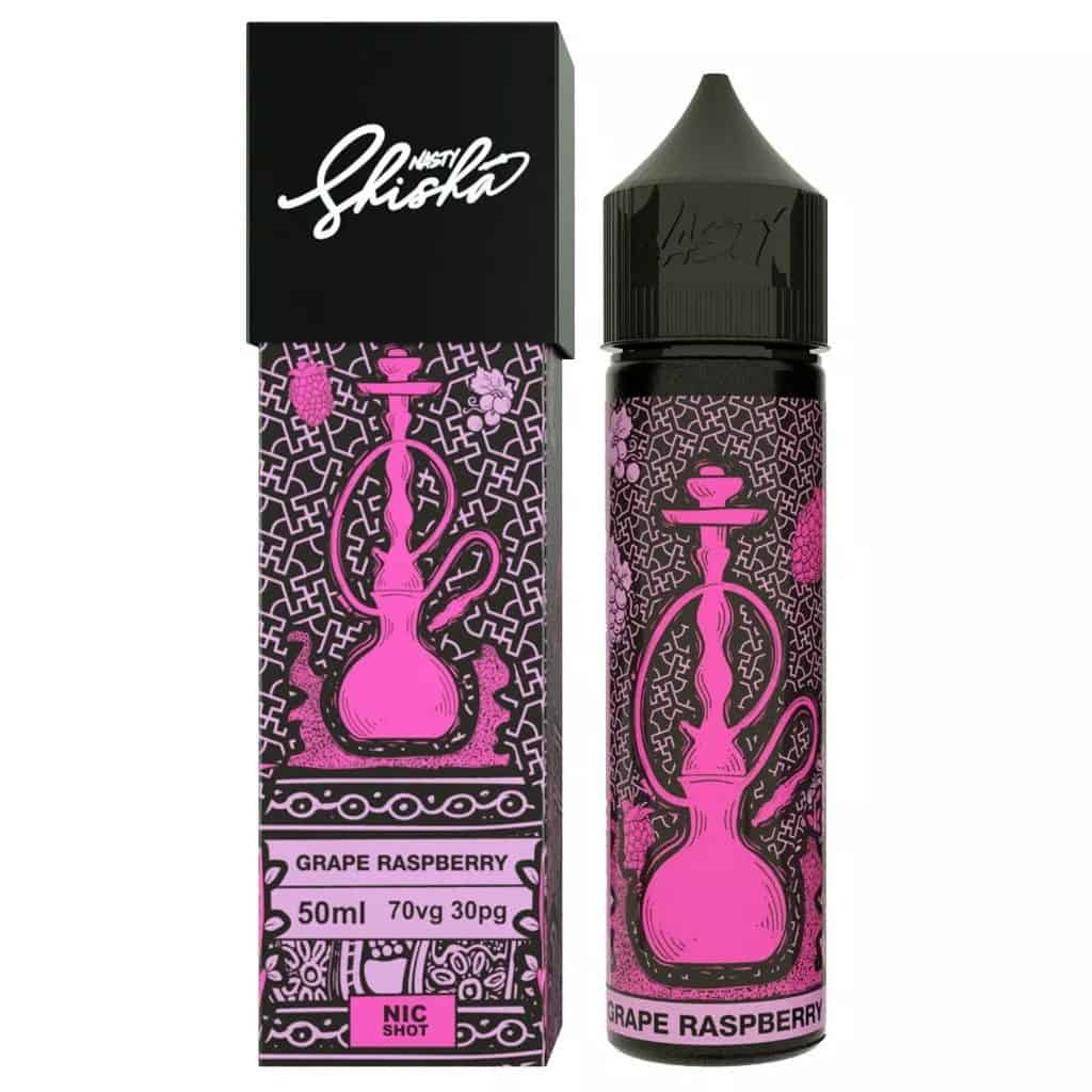 Grape Raspberry Shisha Nasty Juice Shortfill 50ml