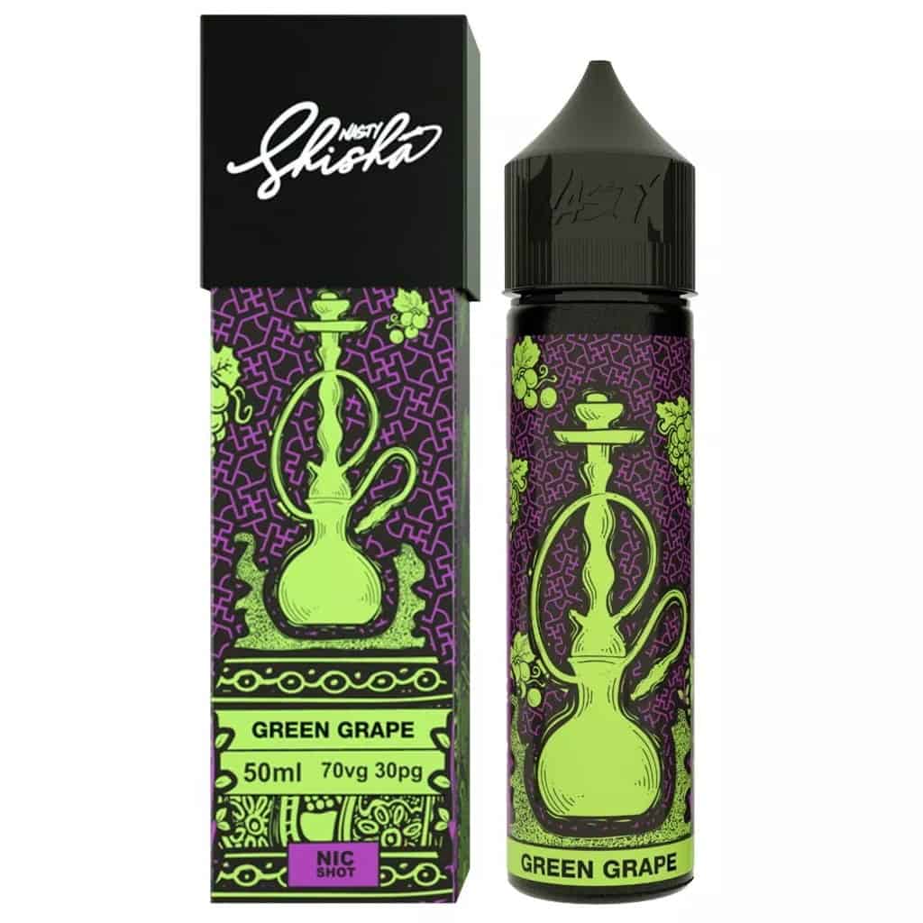 Green Grape Shisha Nasty Juice Shortfill 50ml