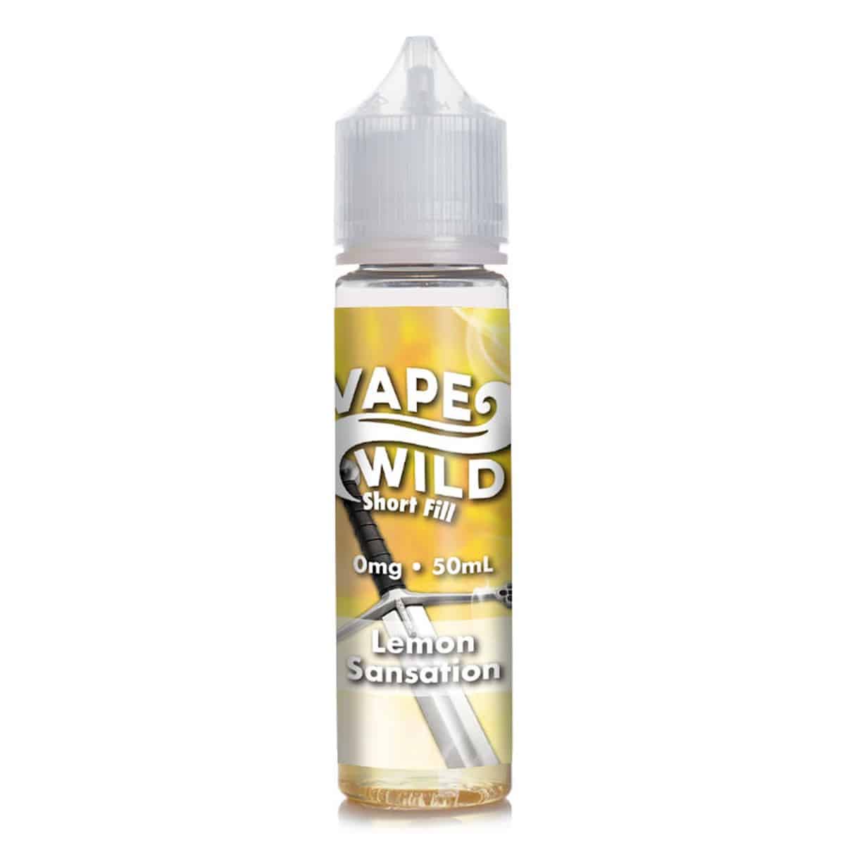 Lemon Sensation Vape Wild Shortfill 50ml