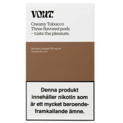Vont Creamy Tobacco 3 Pods