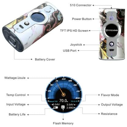Vsticking Vk530 Mod Features